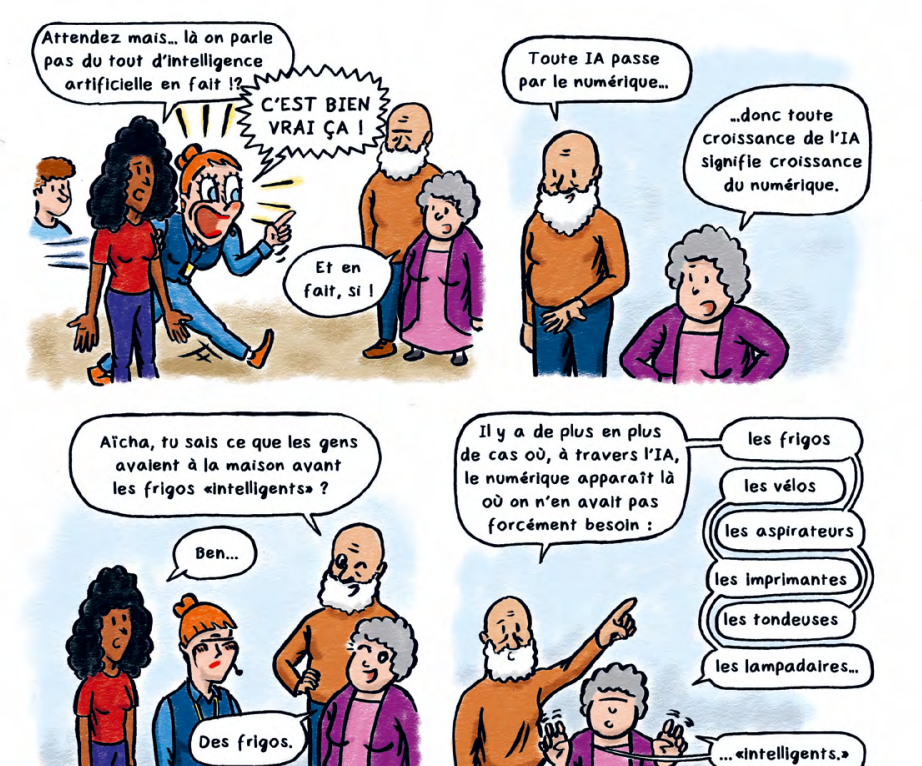Extrait de la BD Utop'IA